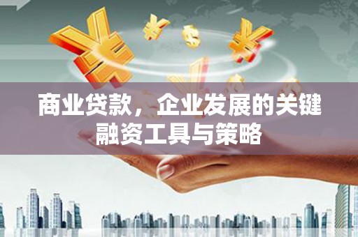 东胜商业贷款，企业发展的关键融资工具与策略