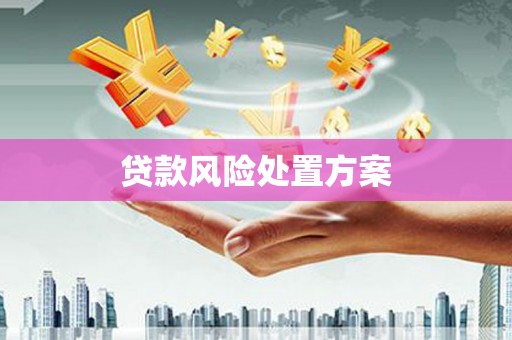 东胜贷款风险处置方案