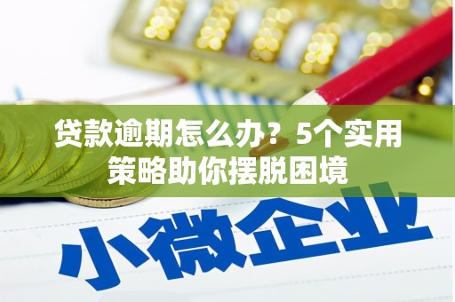 东胜贷款逾期怎么办？5个实用策略助你摆脱困境