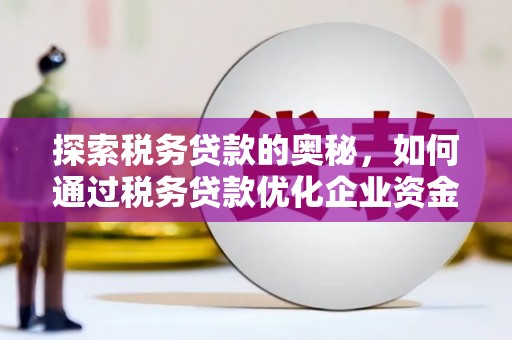 东胜探索税务贷款的奥秘，如何通过税务贷款优化企业资金流