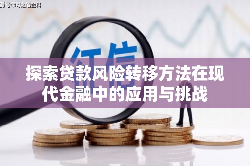 东胜探索贷款风险转移方法在现代金融中的应用与挑战