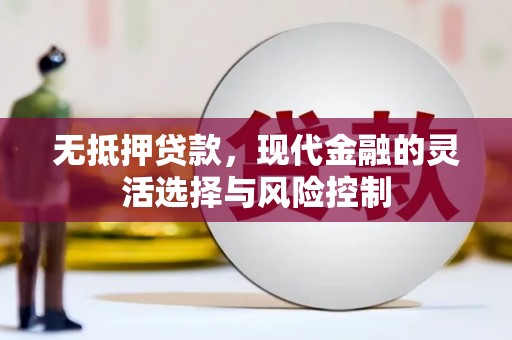 东胜无抵押贷款，现代金融的灵活选择与风险控制