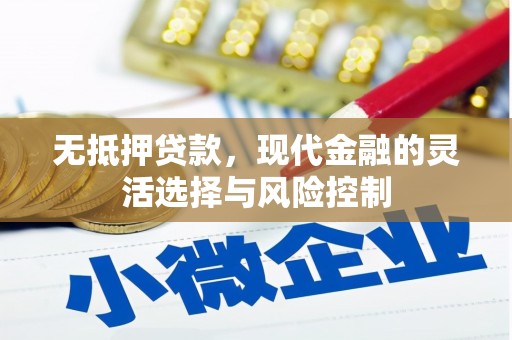 东胜无抵押贷款，现代金融的灵活选择与风险控制