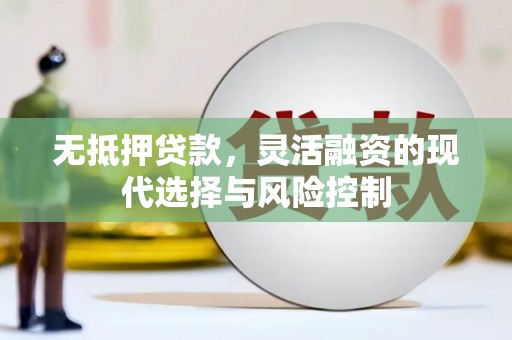 东胜无抵押贷款，灵活融资的现代选择与风险控制