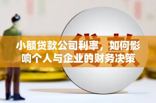 东胜小额贷款公司利率，如何影响个人与企业的财务决策