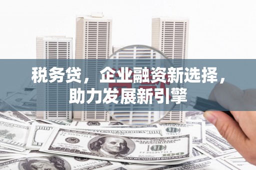东胜税务贷，企业融资新选择，助力发展新引擎