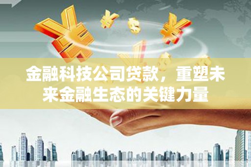 东胜金融科技公司贷款，重塑未来金融生态的关键力量