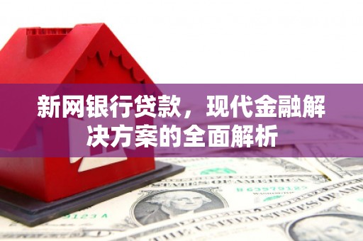 东胜新网银行贷款，现代金融解决方案的全面解析