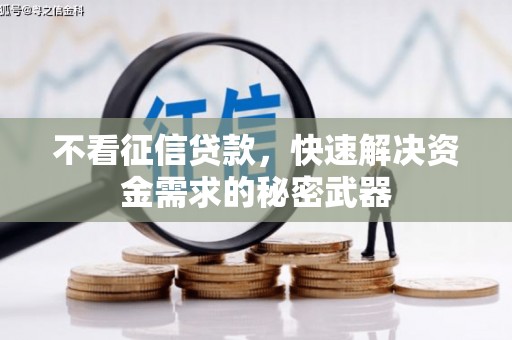 东胜不看征信贷款，快速解决资金需求的秘密武器