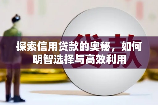 东胜探索信用贷款的奥秘，如何明智选择与高效利用