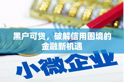东胜黑户可贷，破解信用困境的金融新机遇